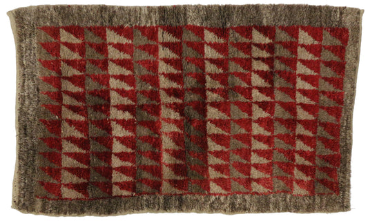 3 x 6 Vintage Turkish Tulu Rug 51555