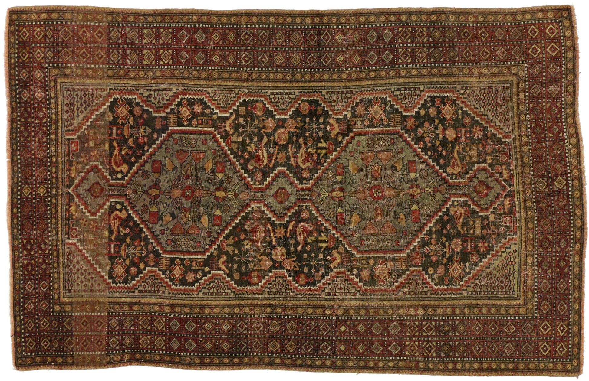 5 x 7 Antique Shiraz Rug 51558