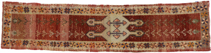2 x 9 Vintage Turkish Oushak Runner 51559