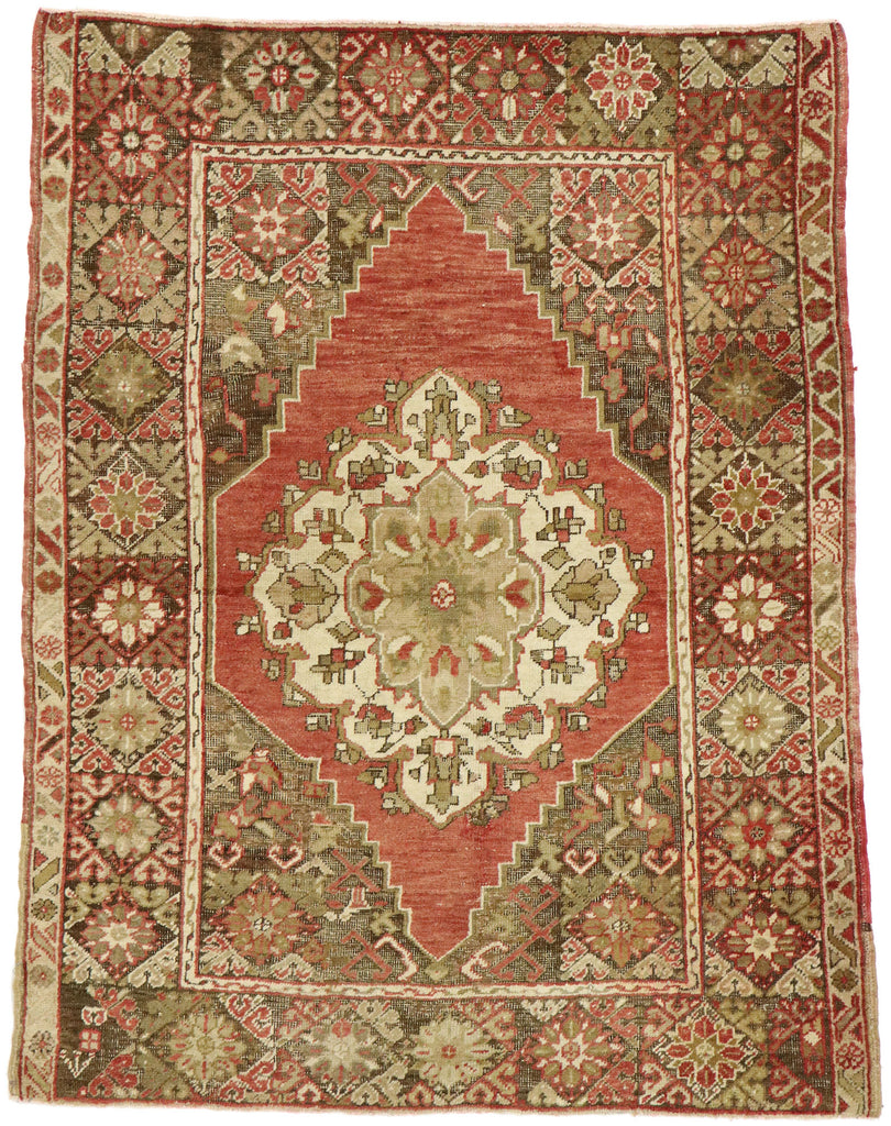 4 x 5 Vintage Oushak Rug 51562
