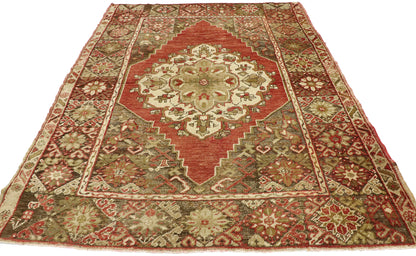 4 x 5 Vintage Oushak Rug 51562