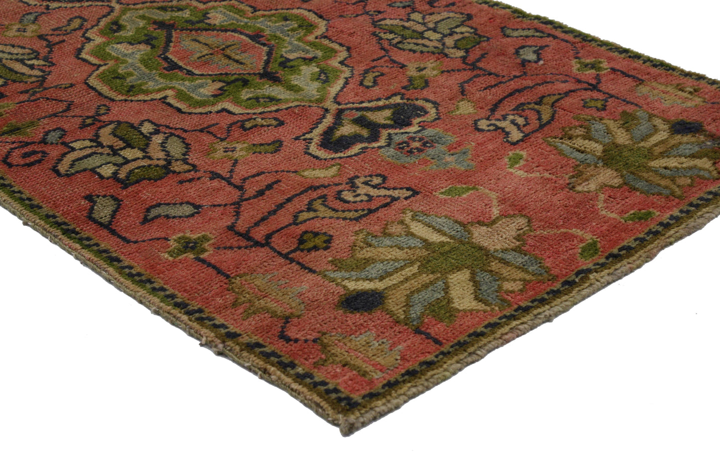 2 x 11 Vintage Oushak Rug 51563