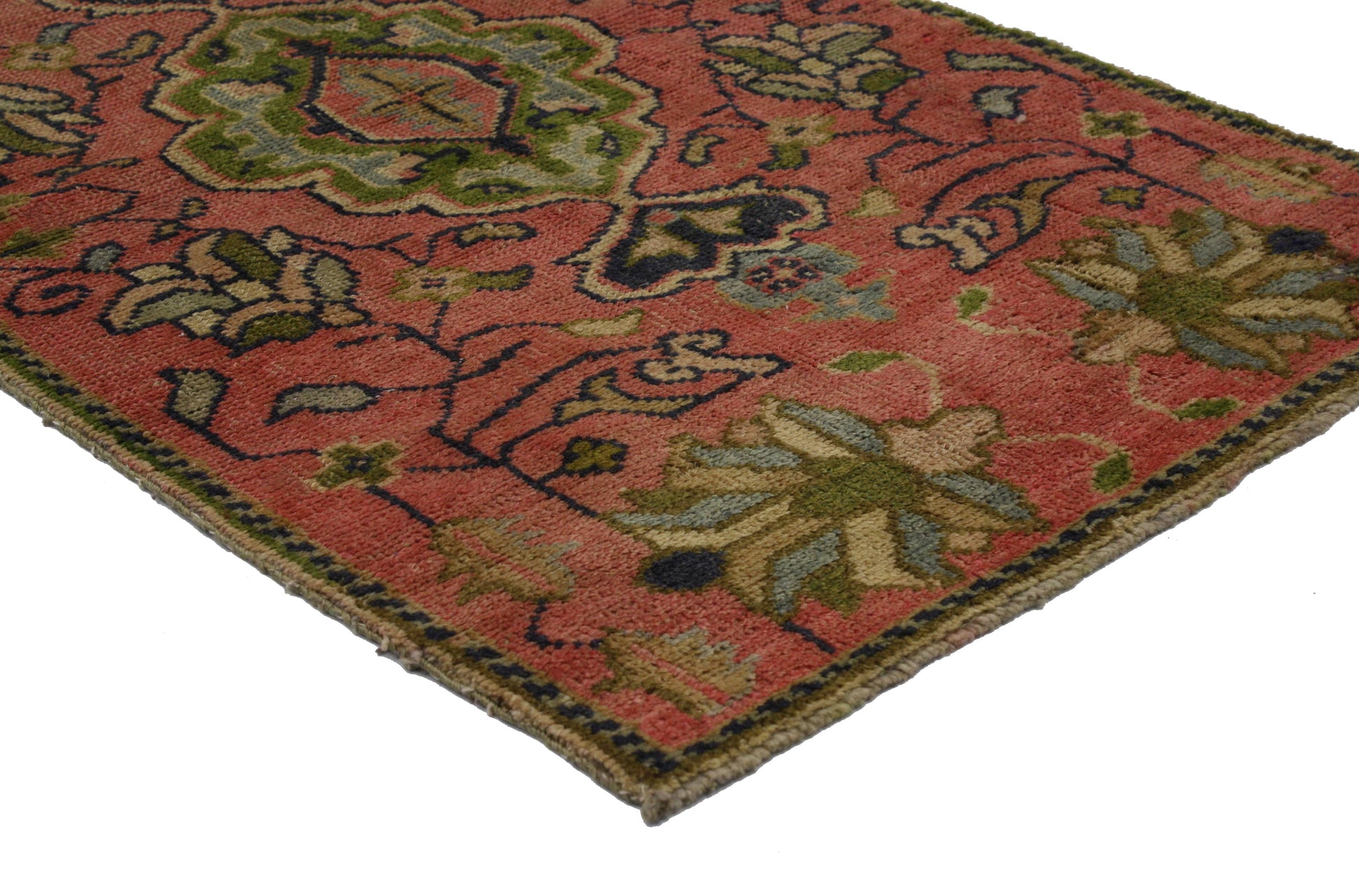2 x 11 Vintage Oushak Rug 51563