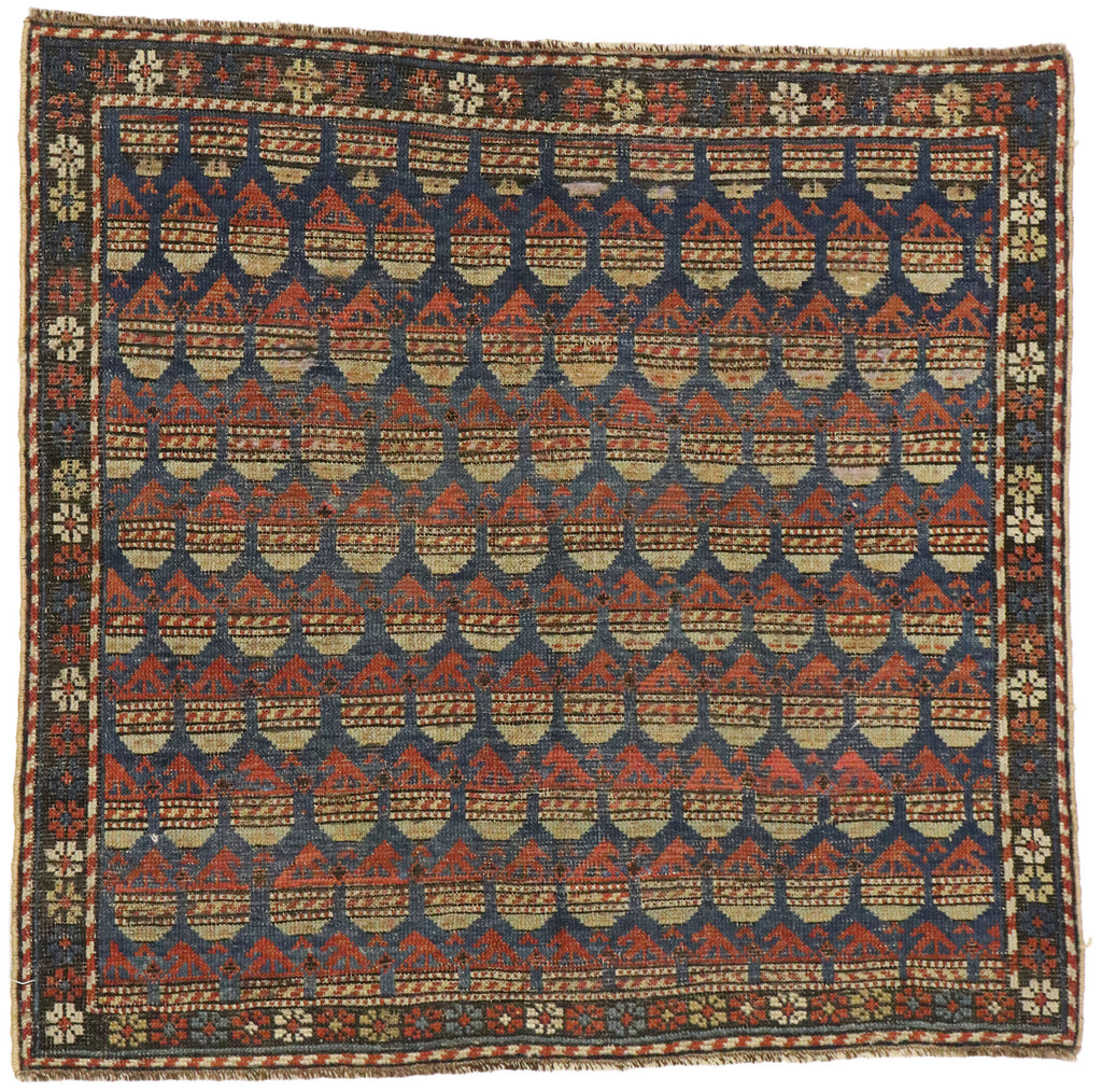 3 x 3 Antique Russian Dagestan Rug 51565