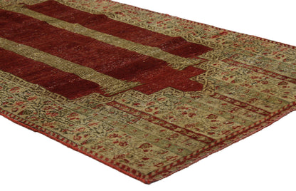 2 x 5 Vintage Turkish Prayer Rug 51566