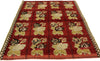 3 x 4 Vintage Red Turkish Oushak Rug 51569
