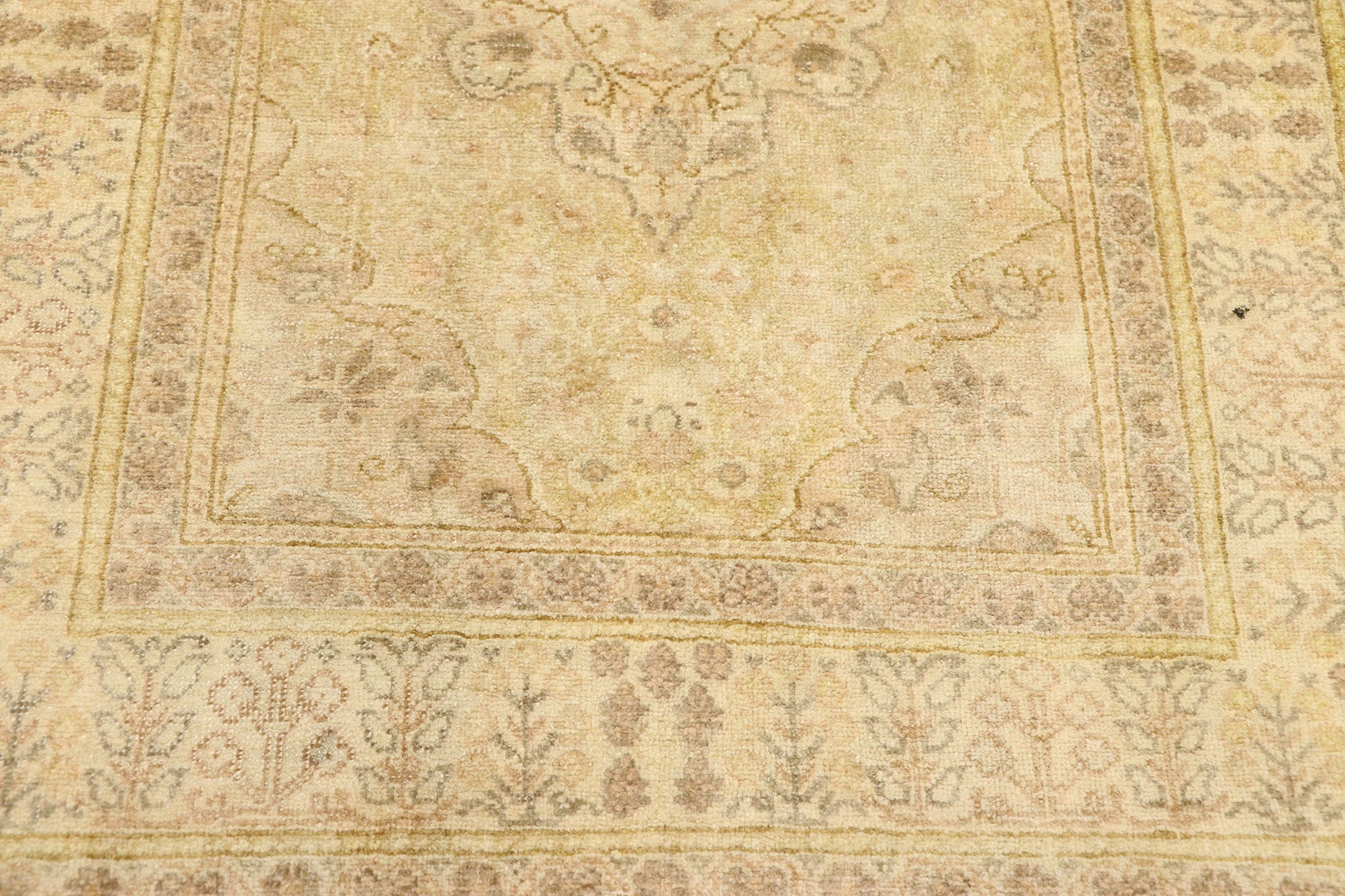 3 x 7 Vintage Oushak Rug 51575