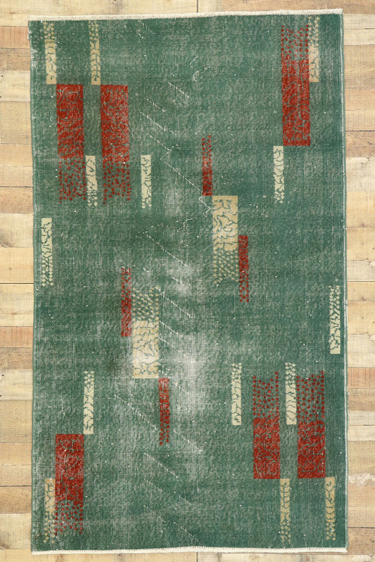 4 x 7 Zeki Muren Vintage Turkish Sivas Rug 51582
