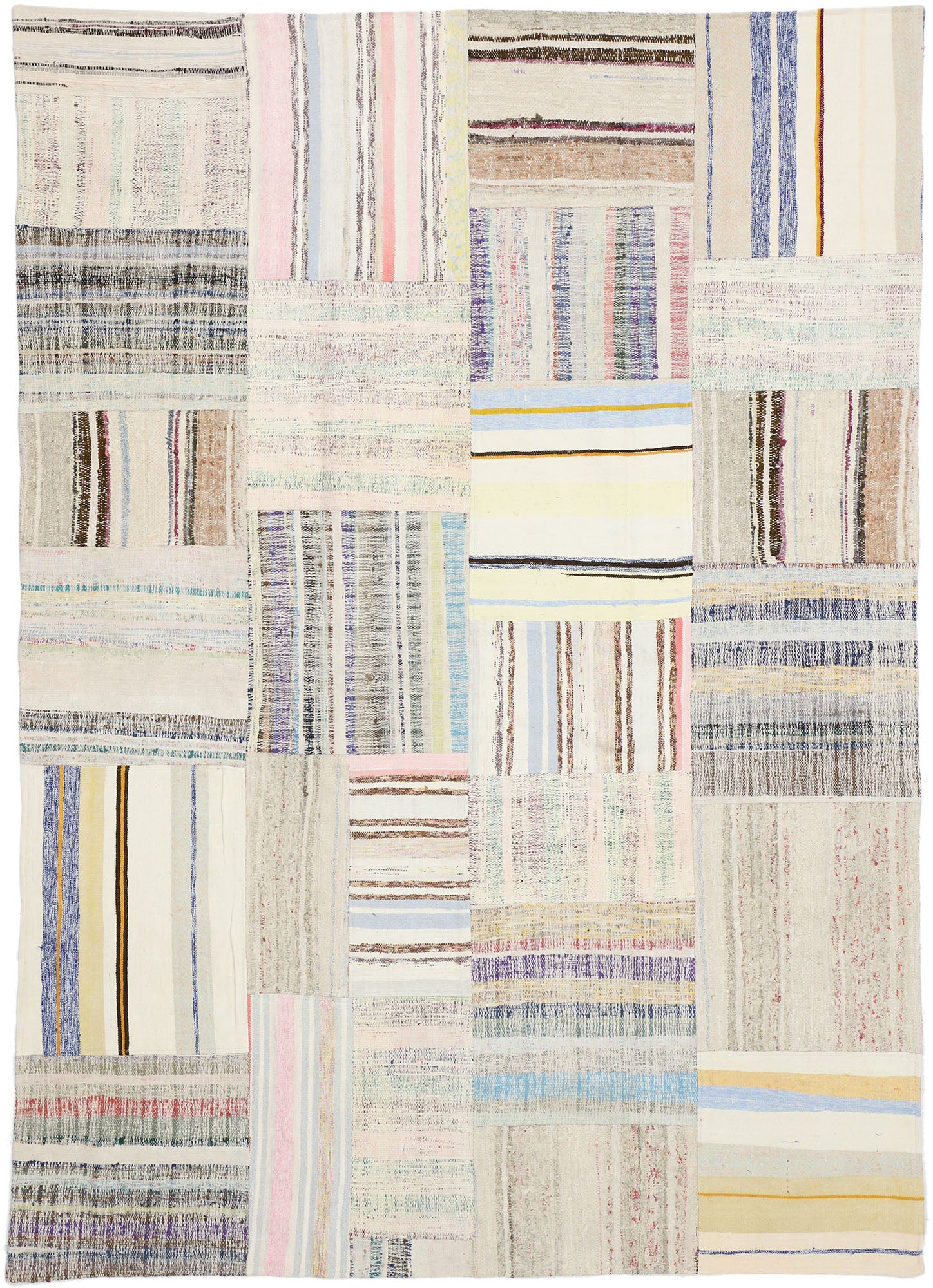 6 x 9 Vintage Patchwork Kilim Rug 51586