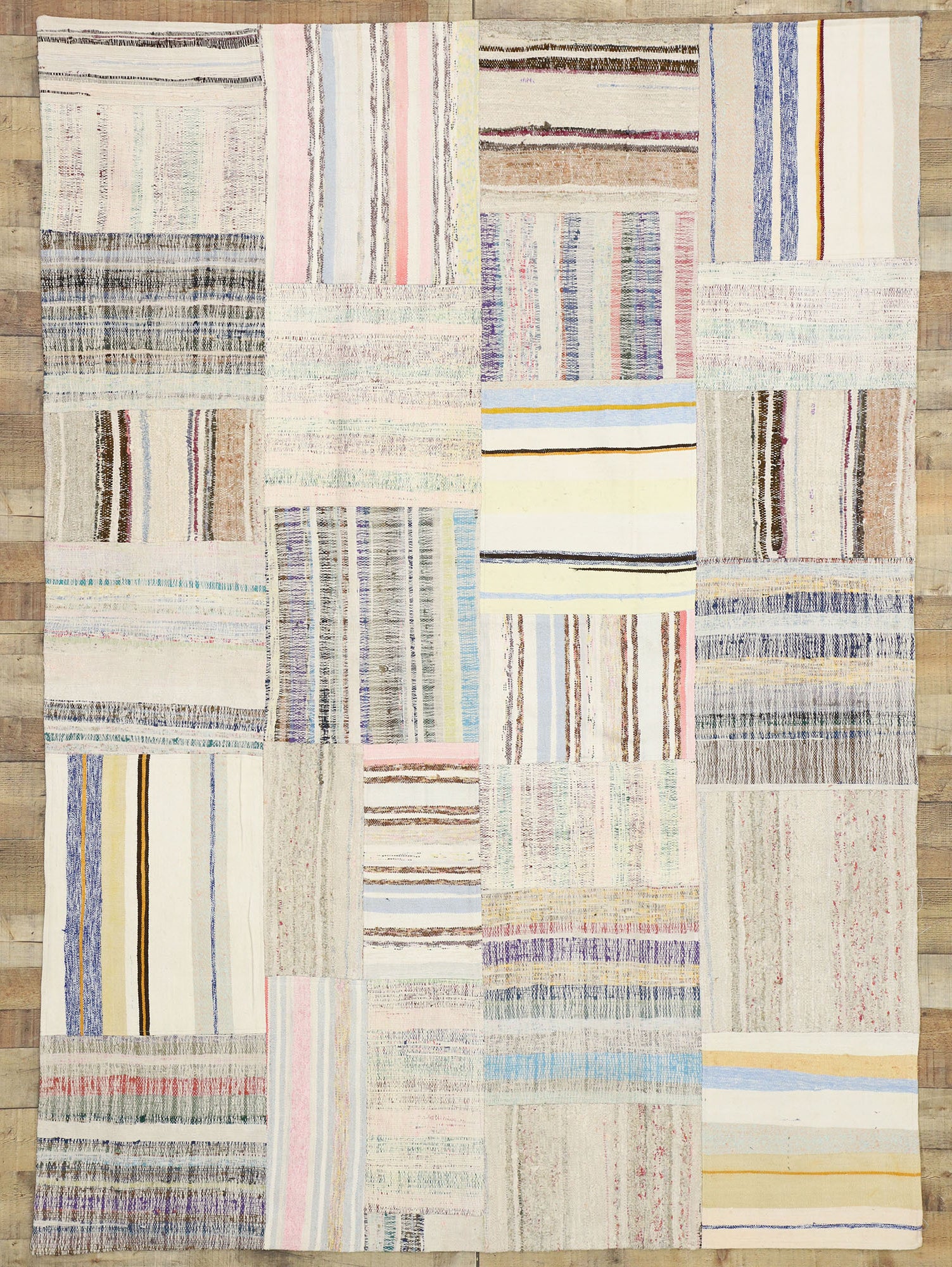 6 x 9 Vintage Patchwork Kilim Rug 51586