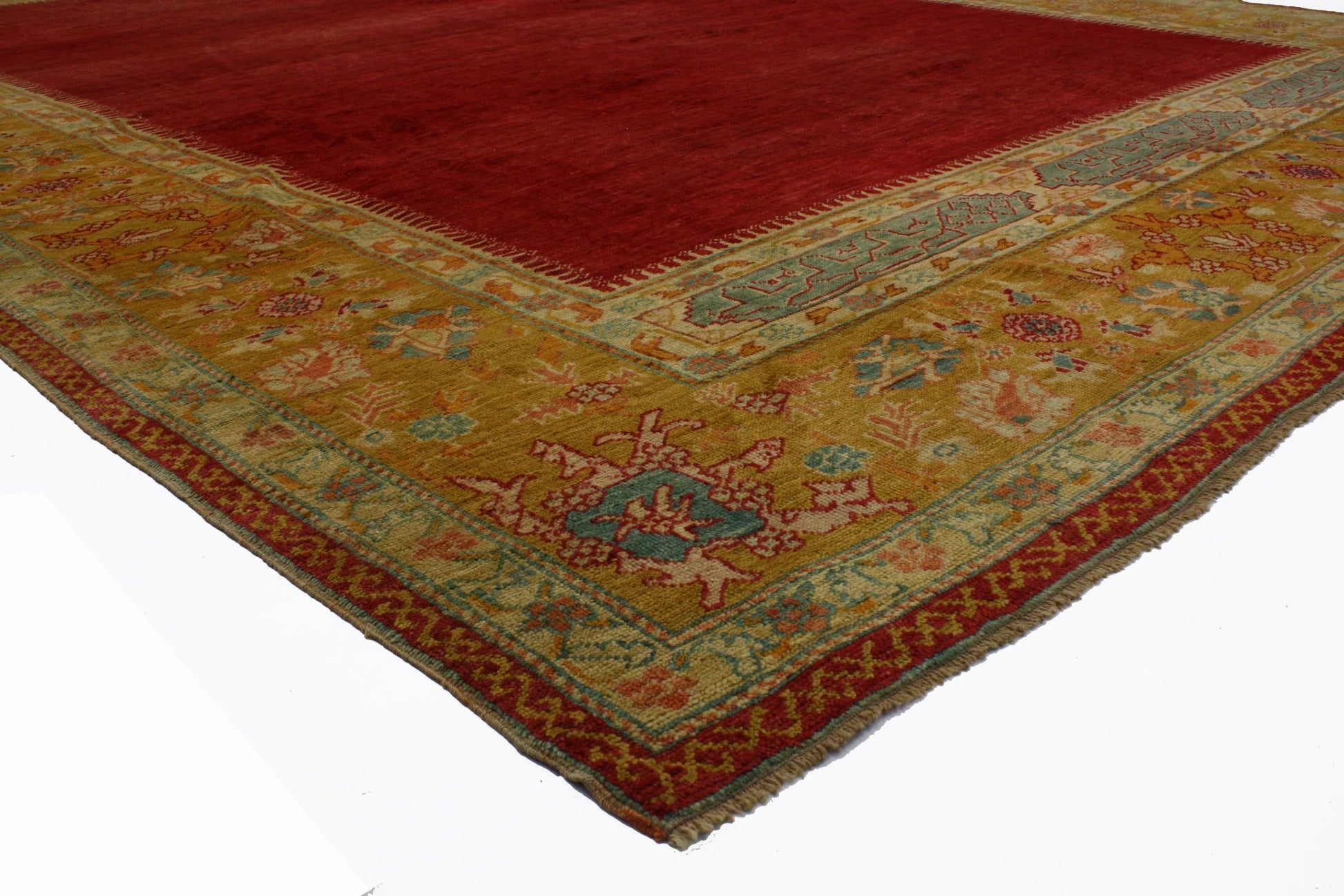 11 x 16 Antique Oushak Rug 51590