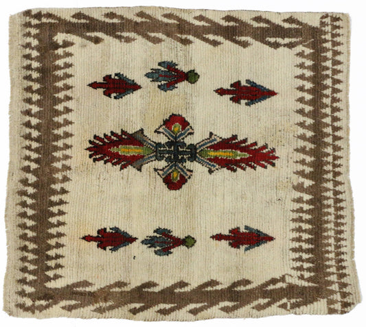 4 x 4 Vintage Tulu Rug 51591