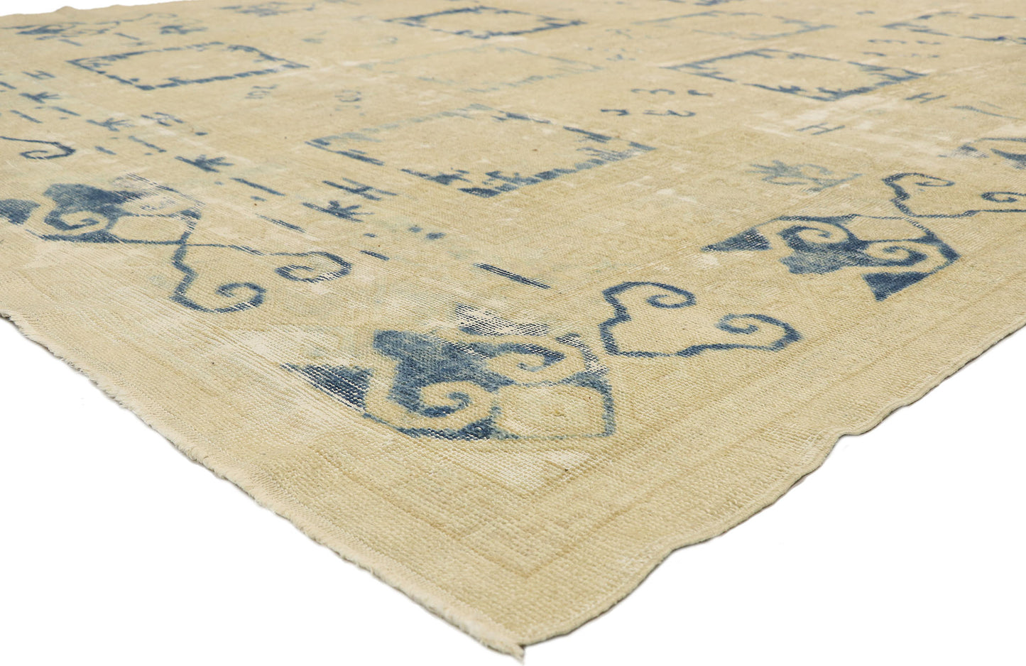 10 x 14 Antique Turkish Oushak Rug 51592