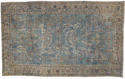 10 x 17 Antique Kerman Rug 51593