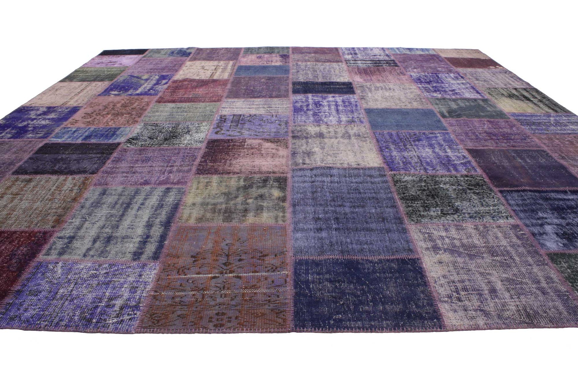14 x 14 Vintage Patchwork Custom Rug 51594