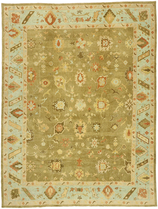 12 x 16 Turkish Oushak Rug 51599