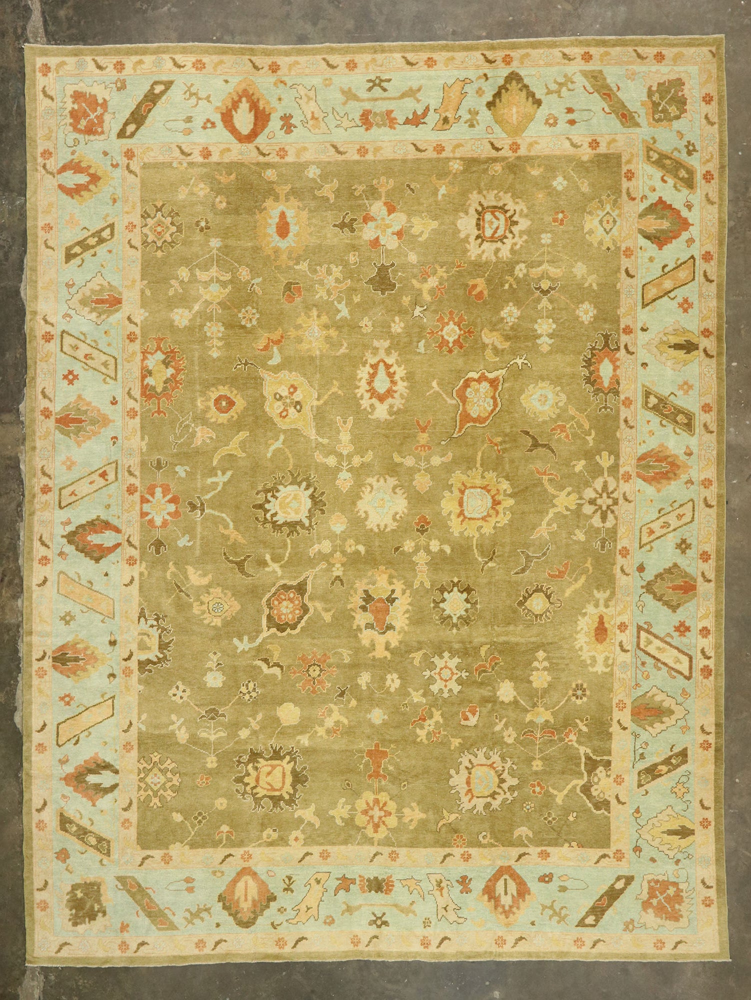 12 x 16 Turkish Oushak Rug 51599