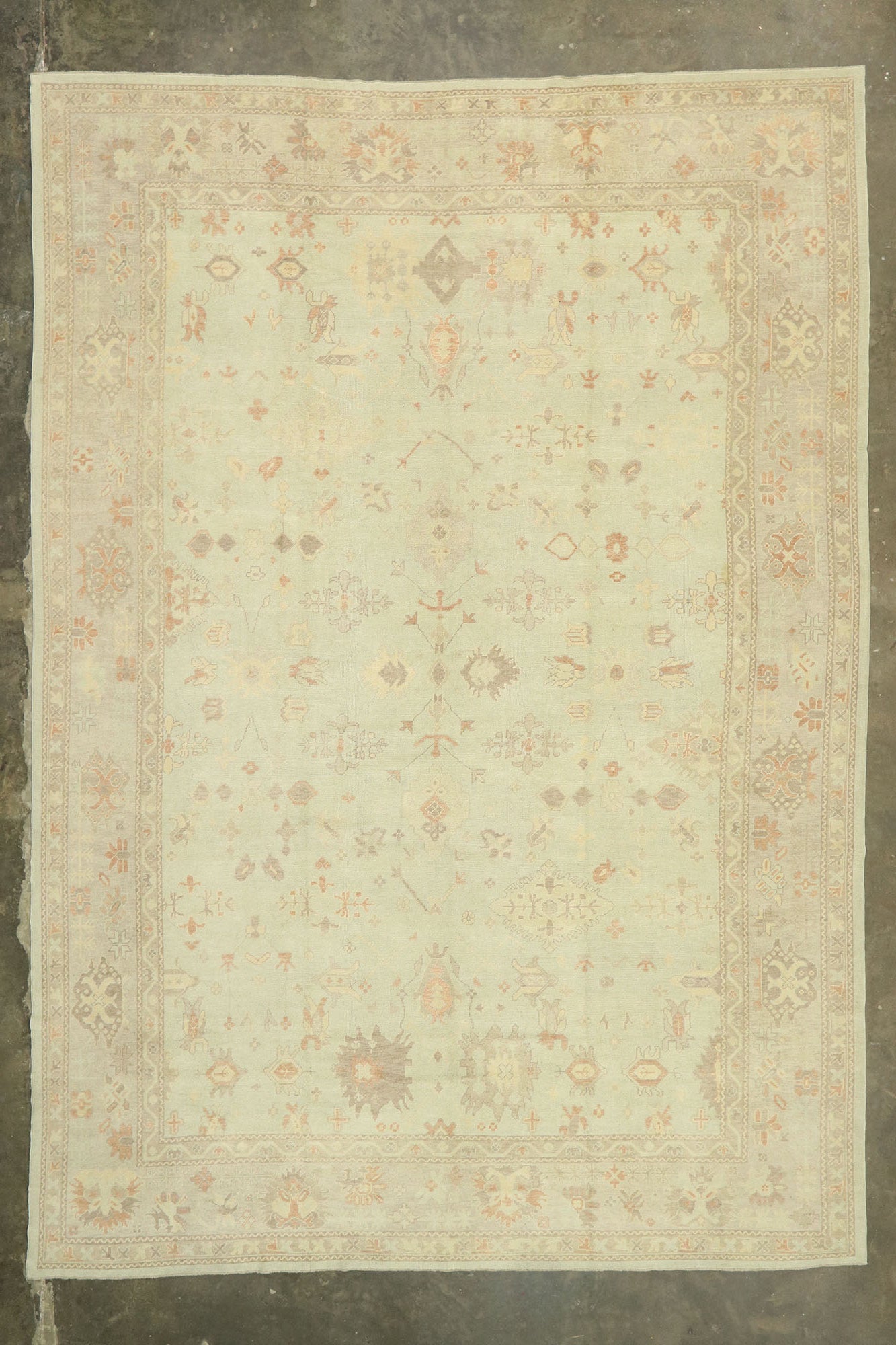 12 x 17 Contemporary Turkish Oushak Rug 51604