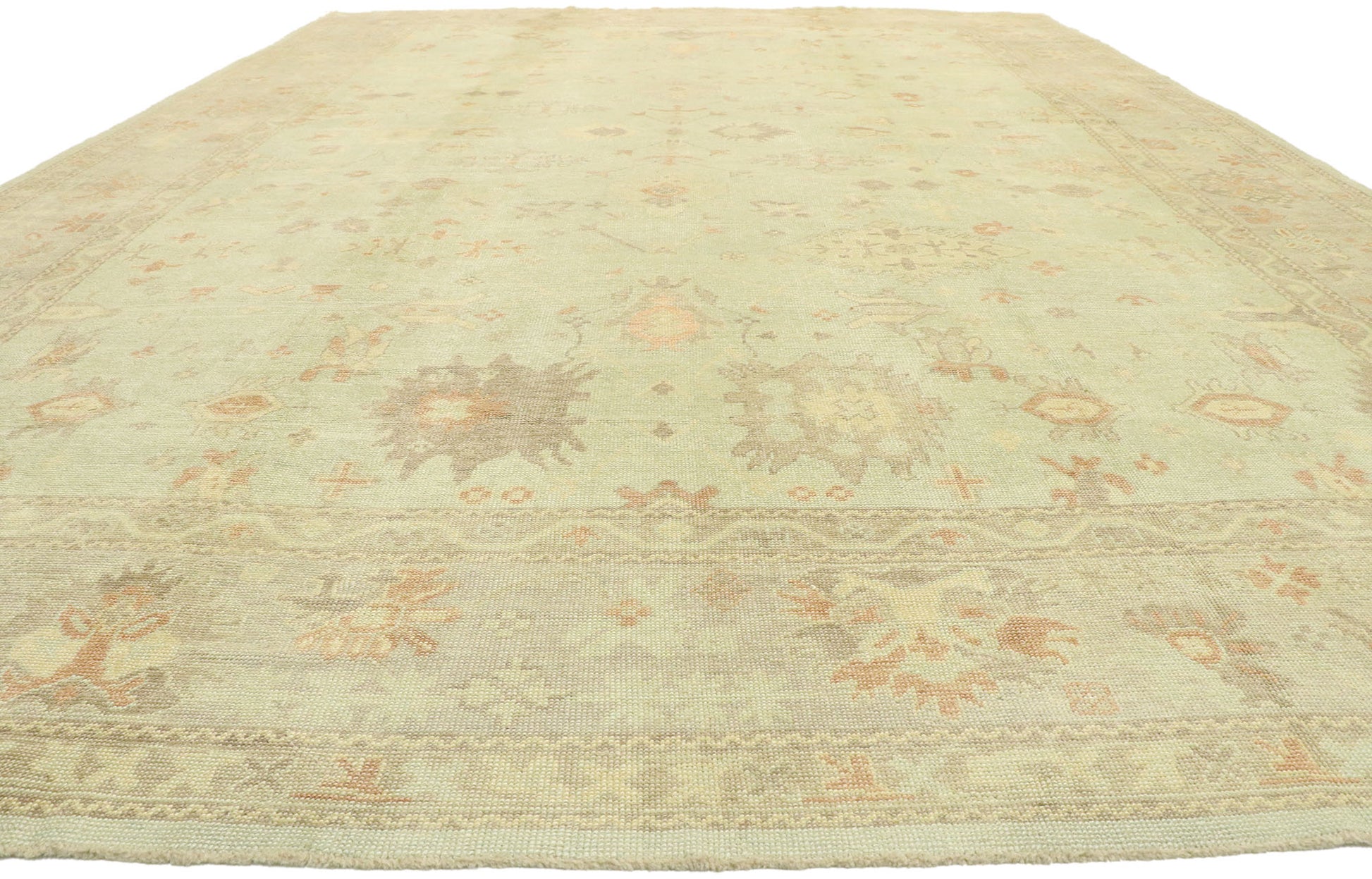 12 x 17 Contemporary Turkish Oushak Rug 51604