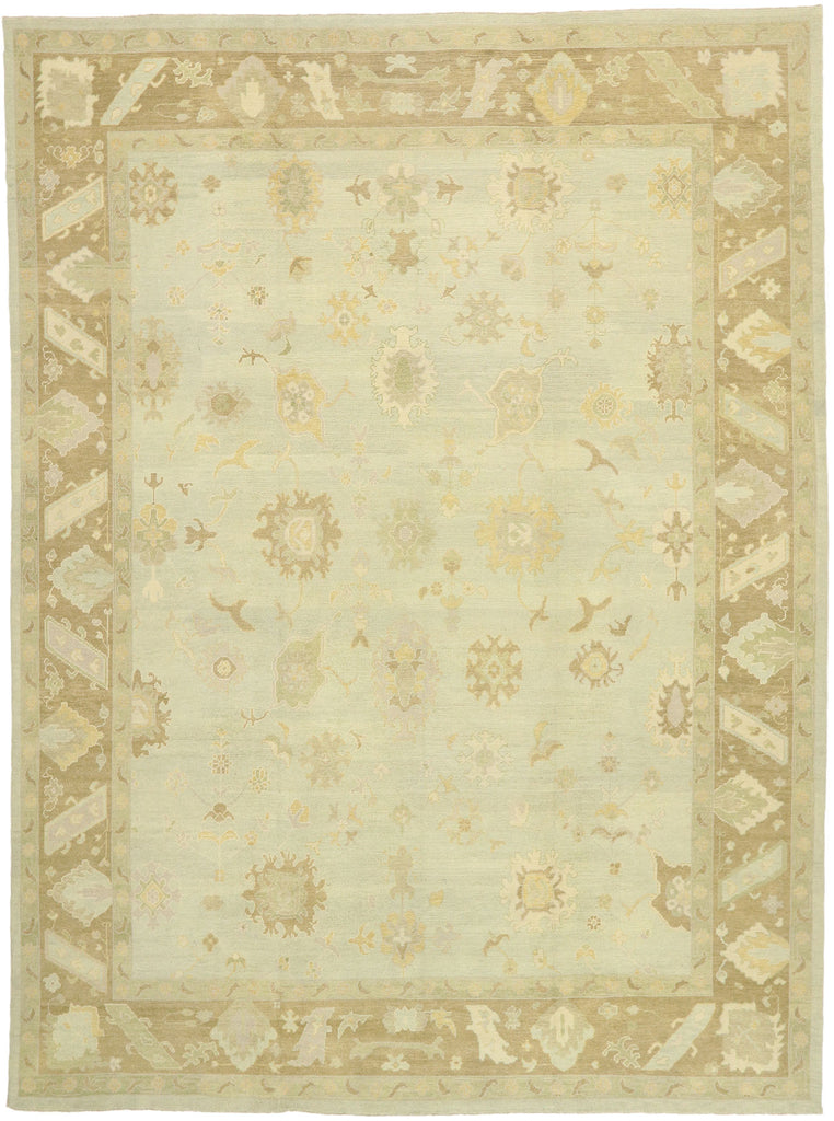 12 x 17 Contemporary Turkish Oushak Rug 51607