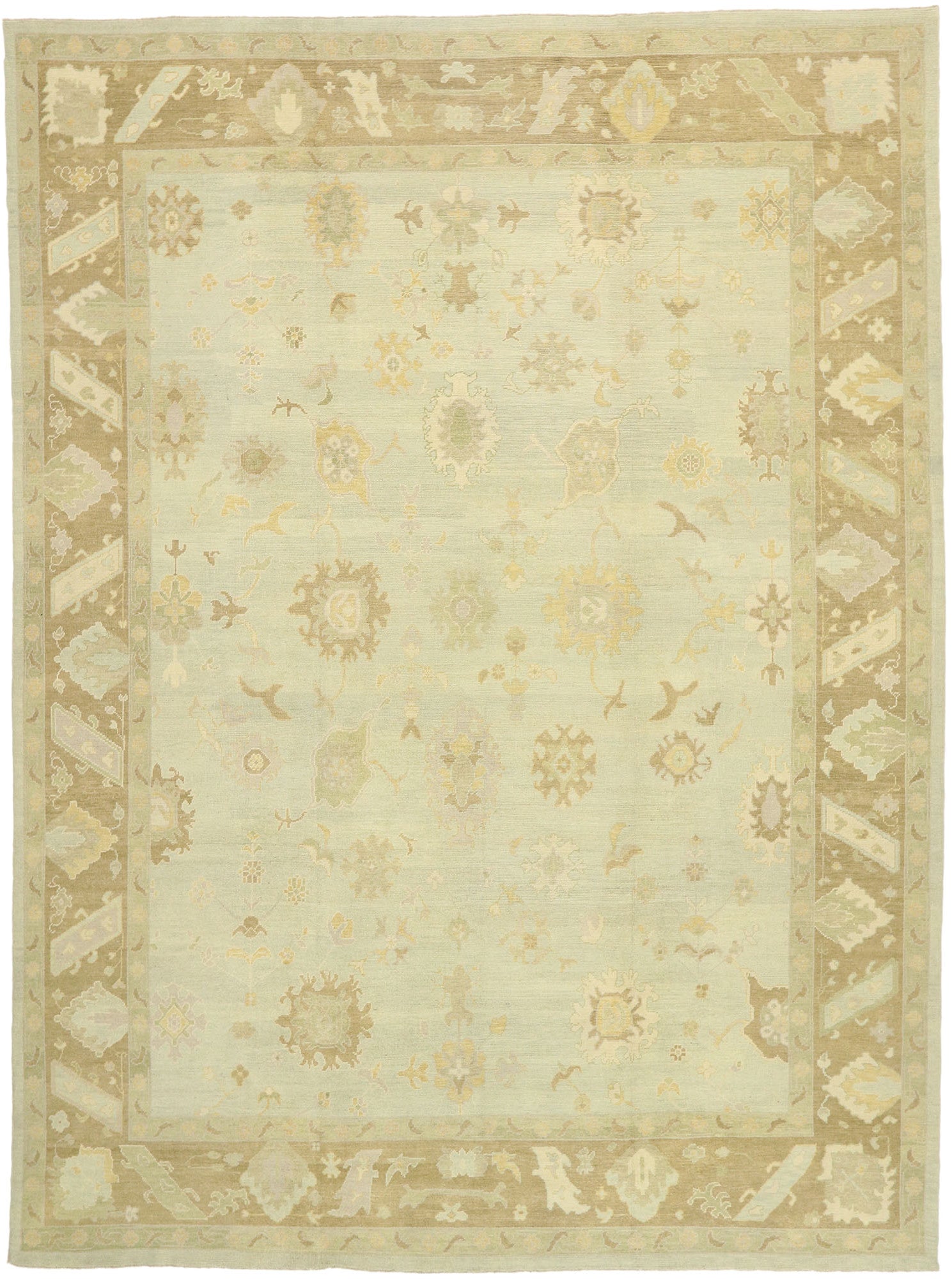 12 x 17 Contemporary Turkish Oushak Rug 51607