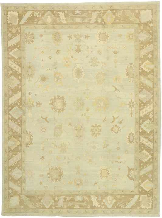 12 x 17 Contemporary Turkish Oushak Rug 51607
