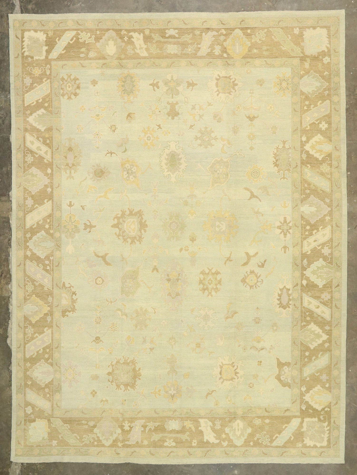 12 x 17 Contemporary Turkish Oushak Rug 51607
