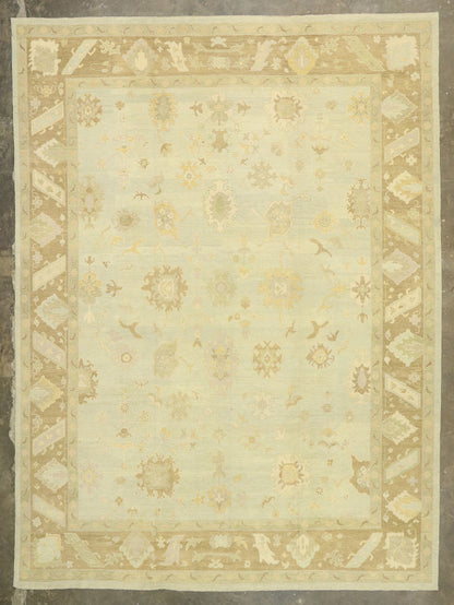 12 x 17 Contemporary Turkish Oushak Rug 51607
