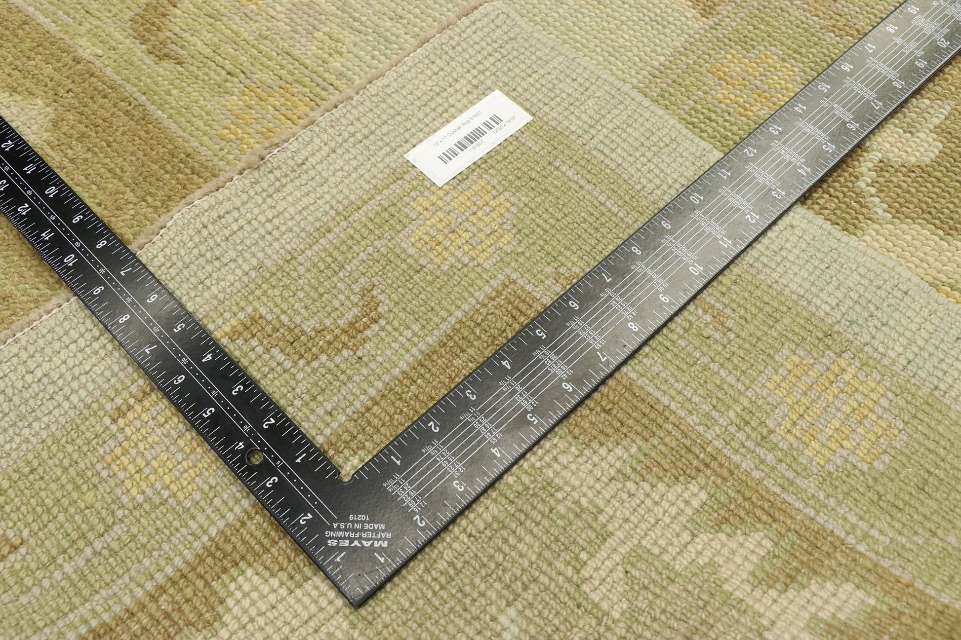 12 x 17 Contemporary Turkish Oushak Rug 51607
