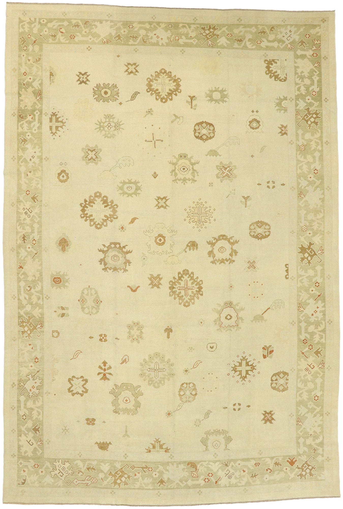 11 x 16 Turkish Oushak Rug 51609
