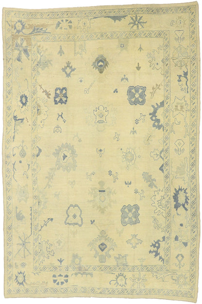 10 x 15 Modern Turkish Oushak Rug 51611