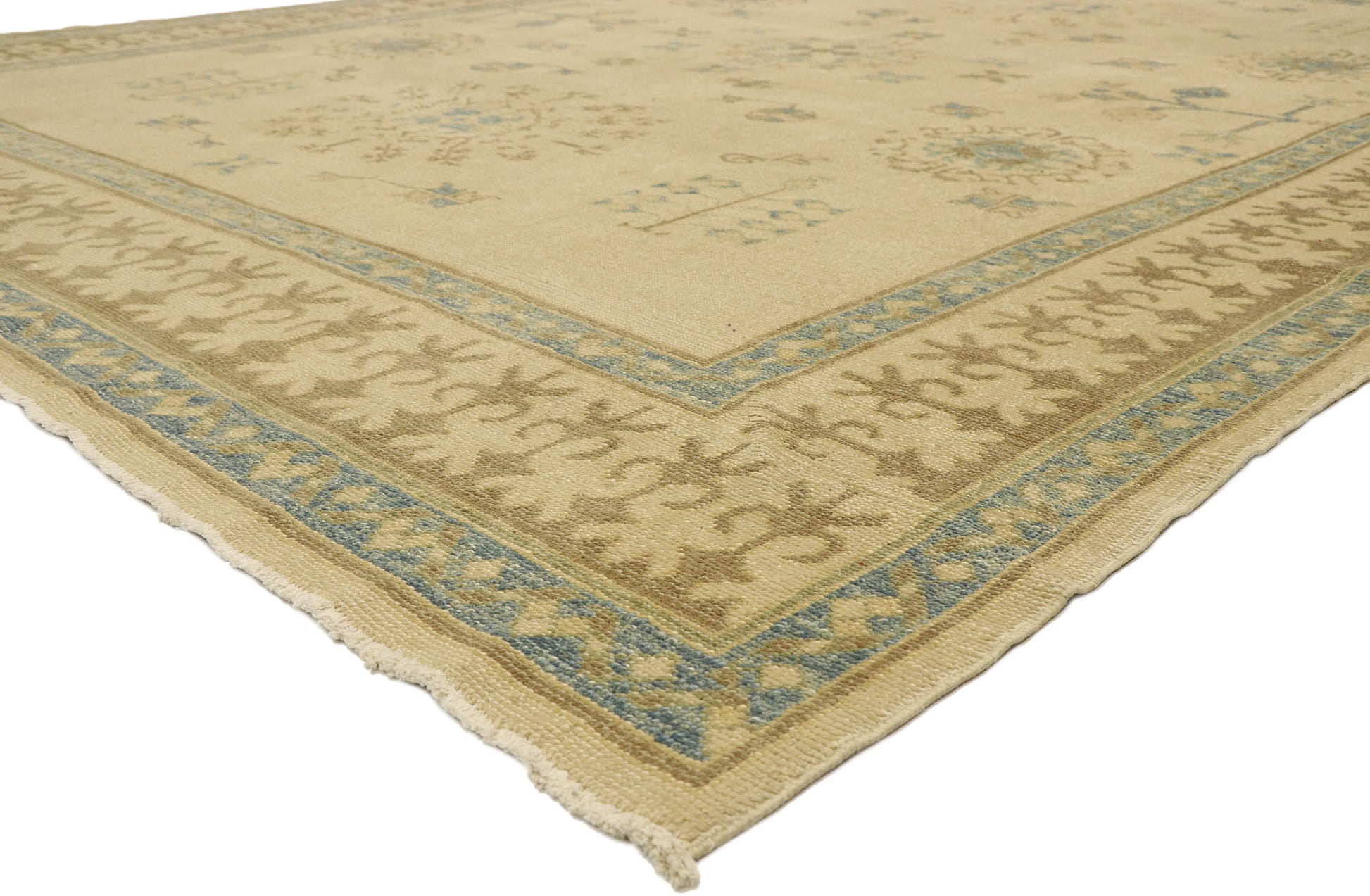 10 x 12 Modern Turkish Oushak Rug 51617