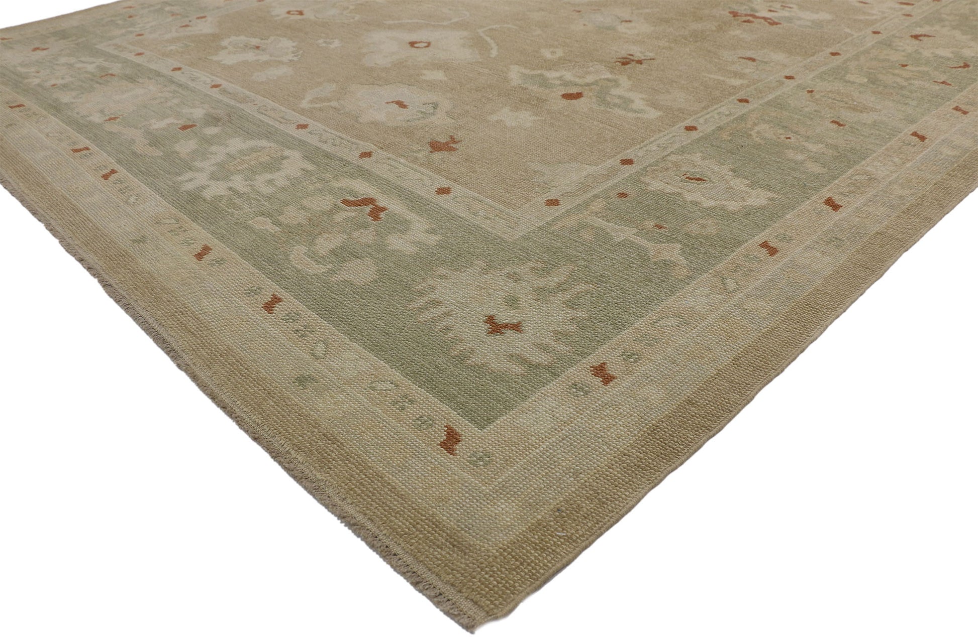 9 x 12 Contemporary Turkish Oushak Rug 51619