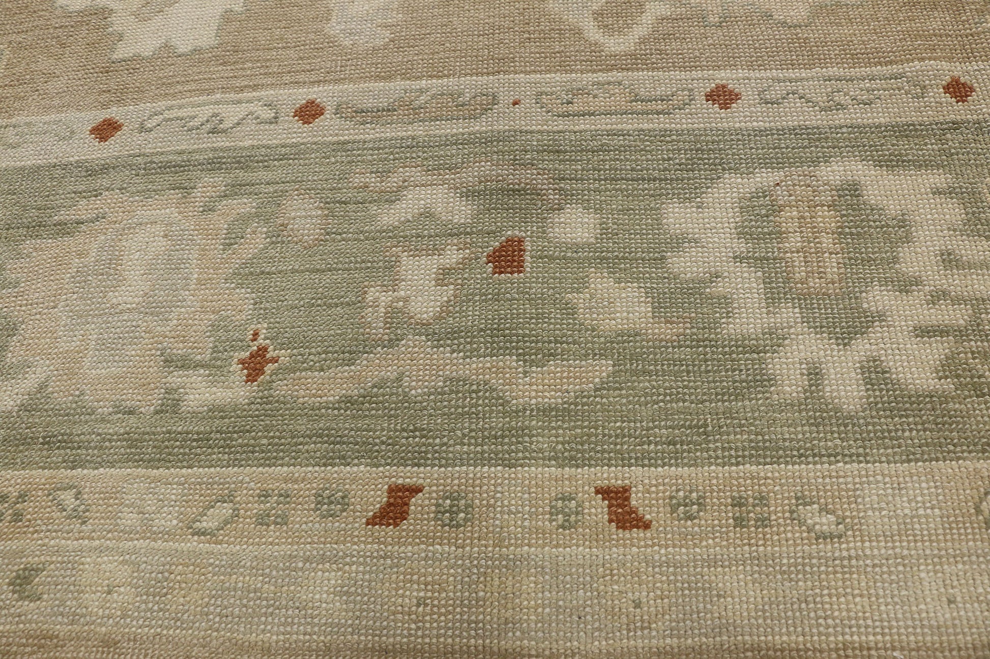 9 x 12 Contemporary Turkish Oushak Rug 51619