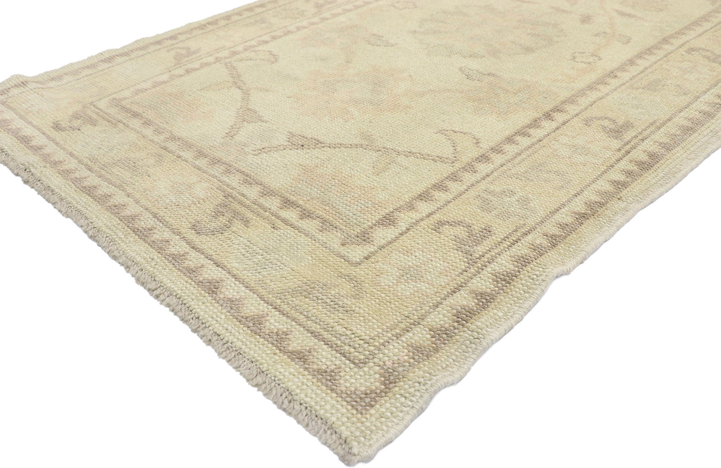 3 x 13 Neutral Turkish Oushak Runner 51621