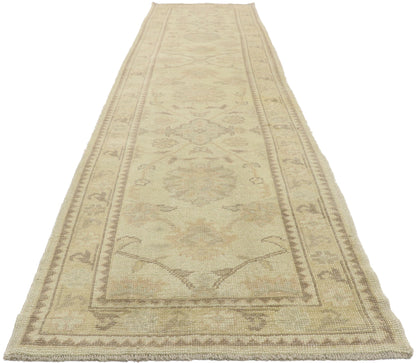 3 x 13 Neutral Turkish Oushak Runner 51621