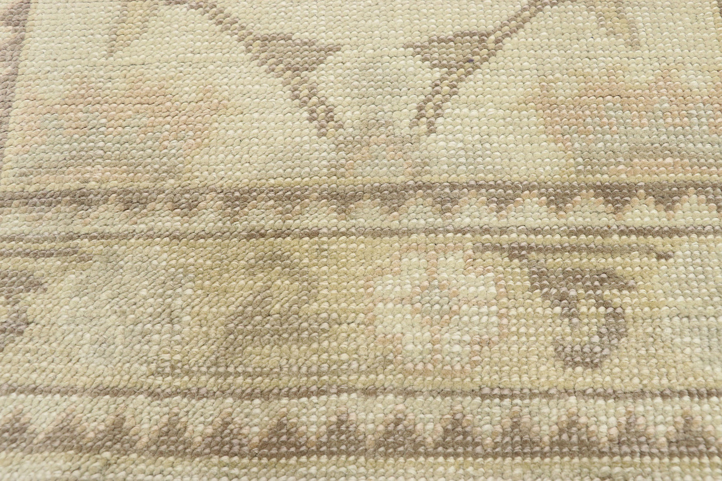3 x 13 Neutral Turkish Oushak Runner 51621