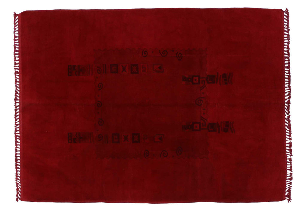 7 x 9 Vintage Oushak Rug 51638