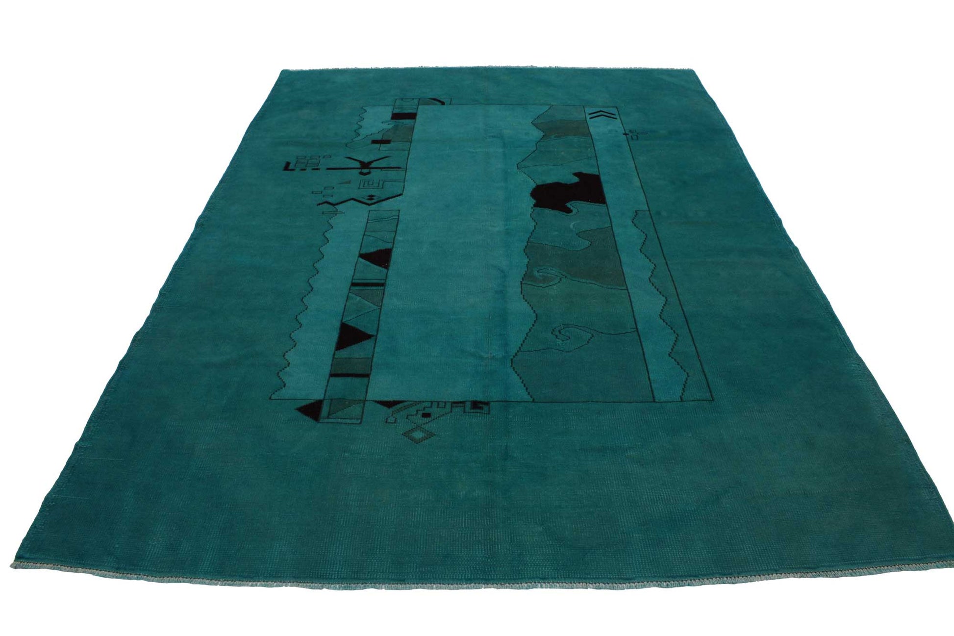 6 x 8 Vintage Turkish Overdyed Rug 51639