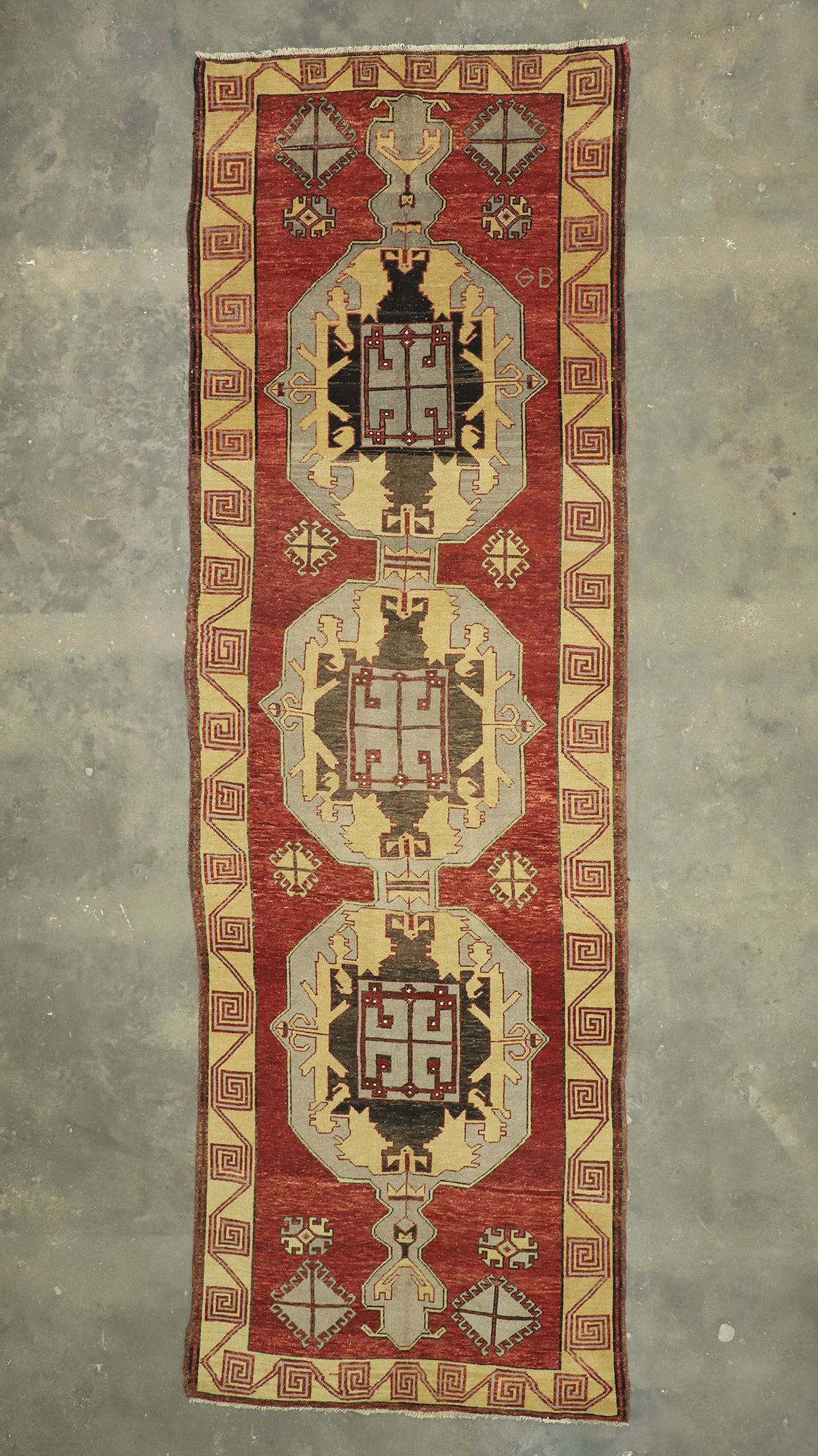 5 x 15 Vintage Turkish Oushak Runner 51640