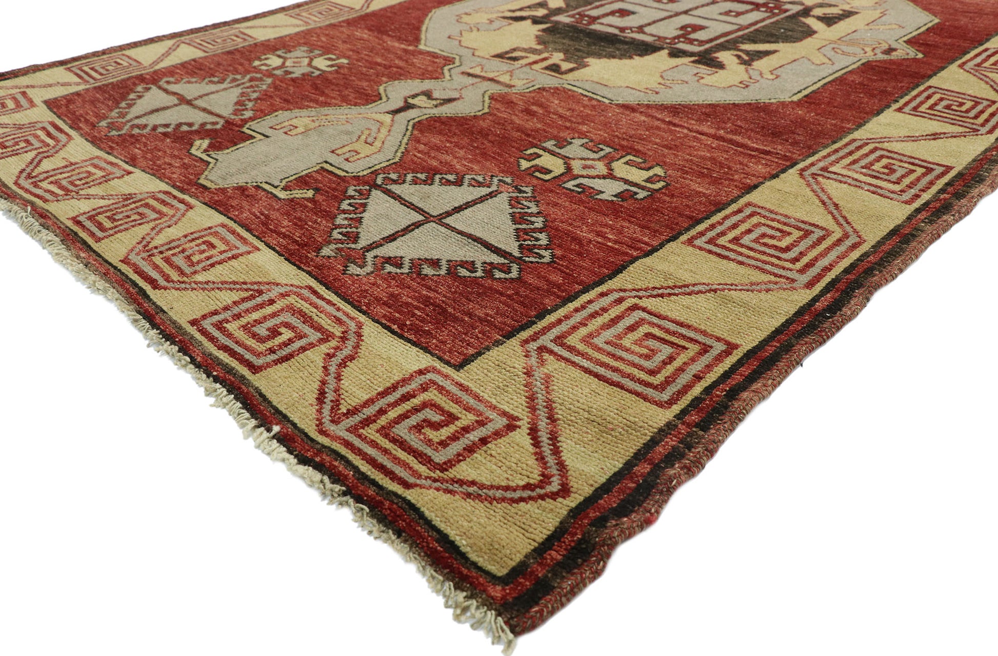 5 x 15 Vintage Turkish Oushak Runner 51640