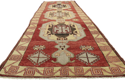 5 x 15 Vintage Turkish Oushak Runner 51640