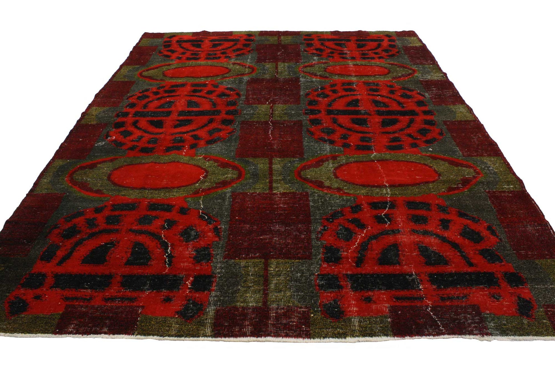7 x 10 Zeki Muren Vintage Sivas Rug 51643