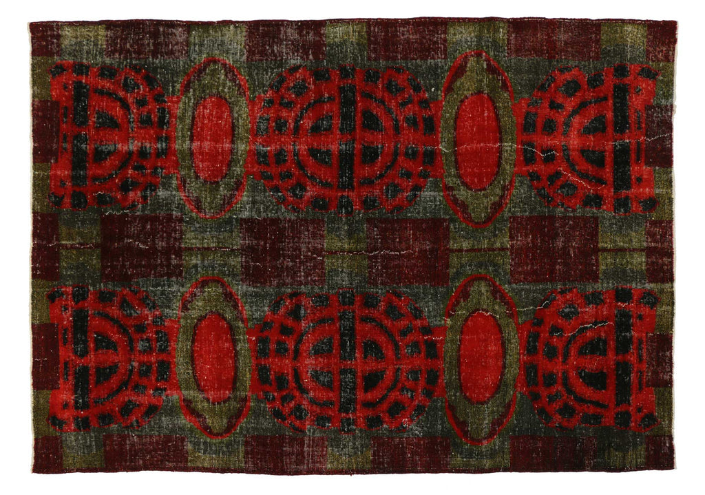 7 x 10 Zeki Muren Vintage Sivas Rug 51643