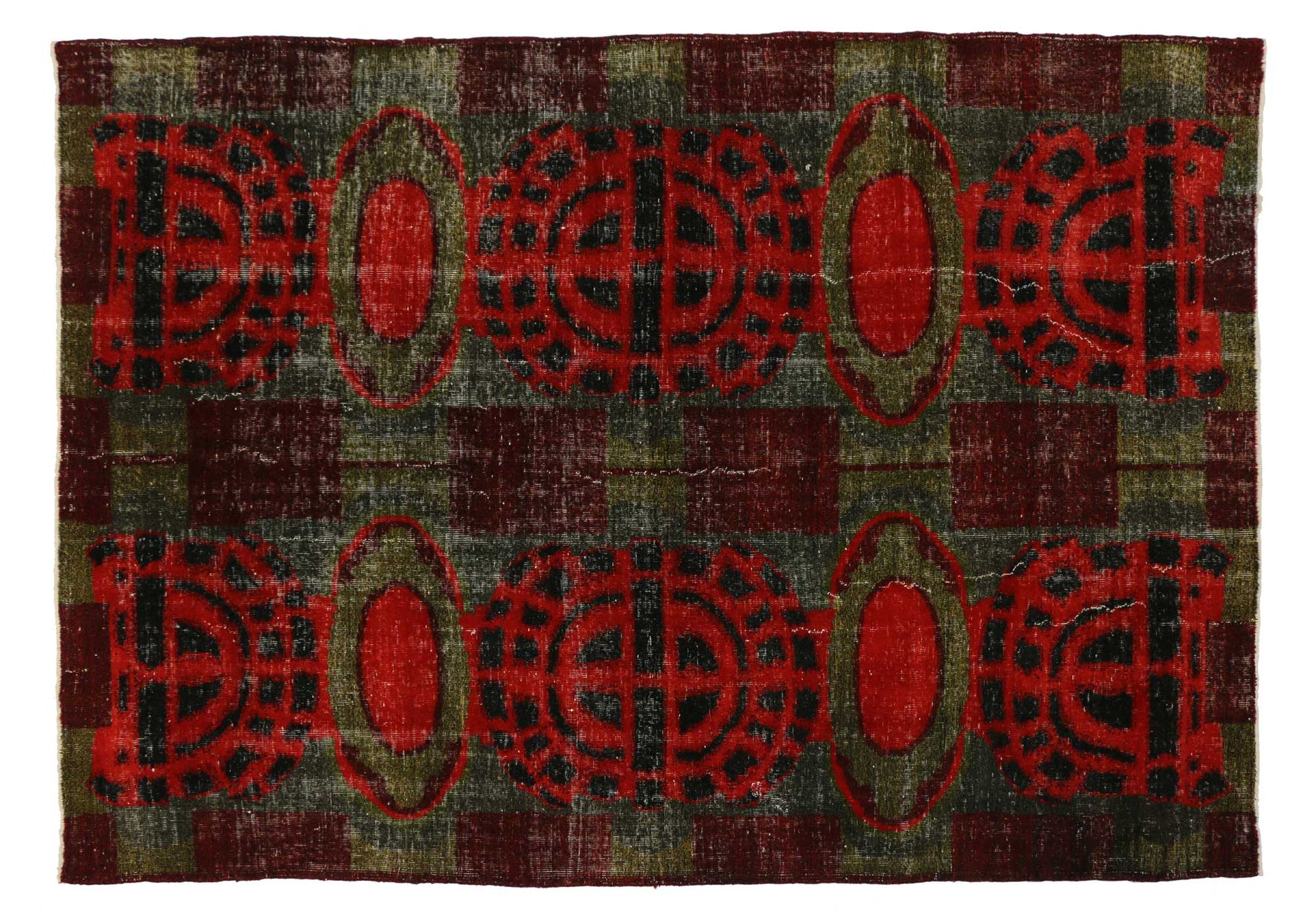 7 x 10 Zeki Muren Vintage Sivas Rug 51643