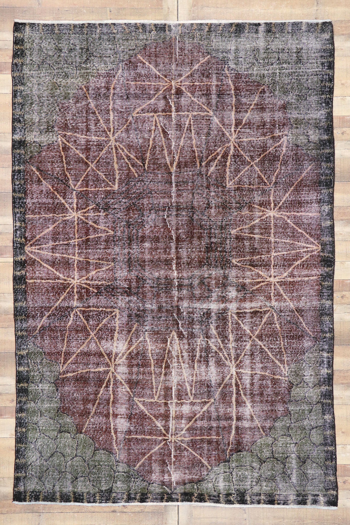 7 x 10 Zeki Muren Vintage Sivas Rug 51648