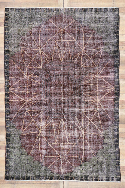7 x 10 Zeki Muren Vintage Sivas Rug 51648