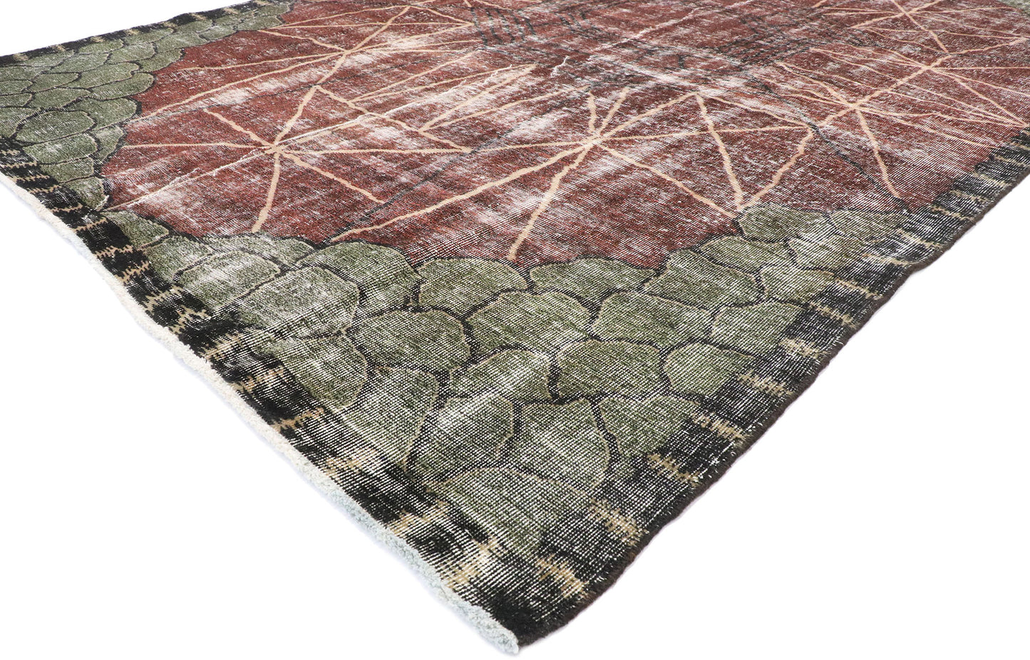 7 x 10 Zeki Muren Vintage Sivas Rug 51648