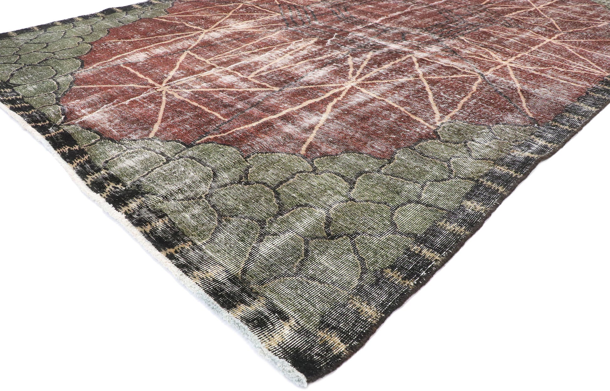 7 x 10 Zeki Muren Vintage Sivas Rug 51648