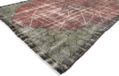 7 x 10 Zeki Muren Vintage Sivas Rug 51648